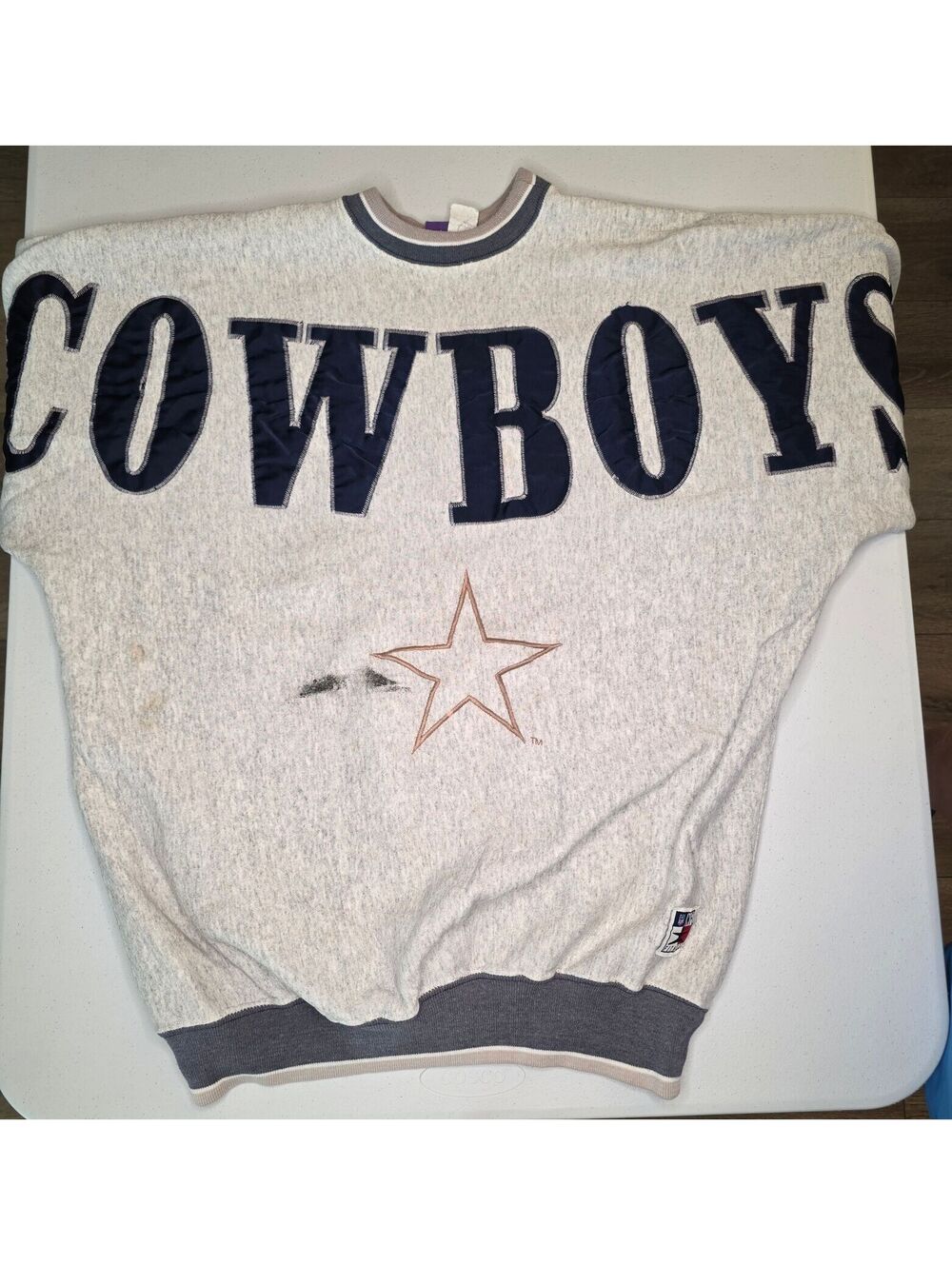 90s NFL Dallas Cowboys Spellout Crewneck